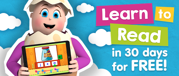 Learn to Read in 30 Days for FREE! Free 30-day trial. For up to 4 children!